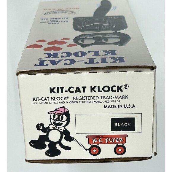 NEW Vintage TUXEDO Kit Cat Klock Clock Black 15.5" Limited Edition USA MADE NIB - Picture 6 of 8